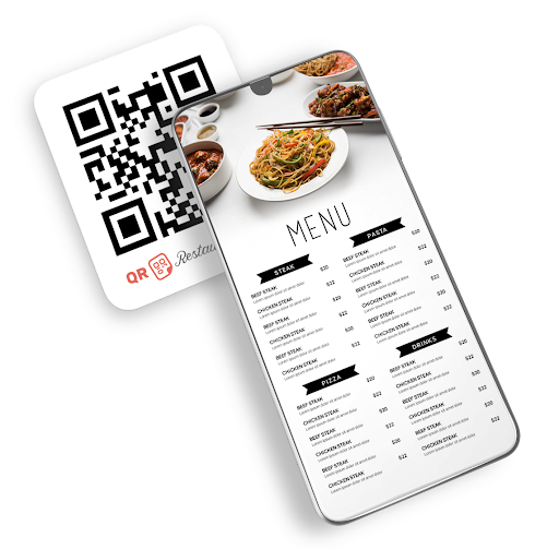 Código QR de ejemplo de una carta digital