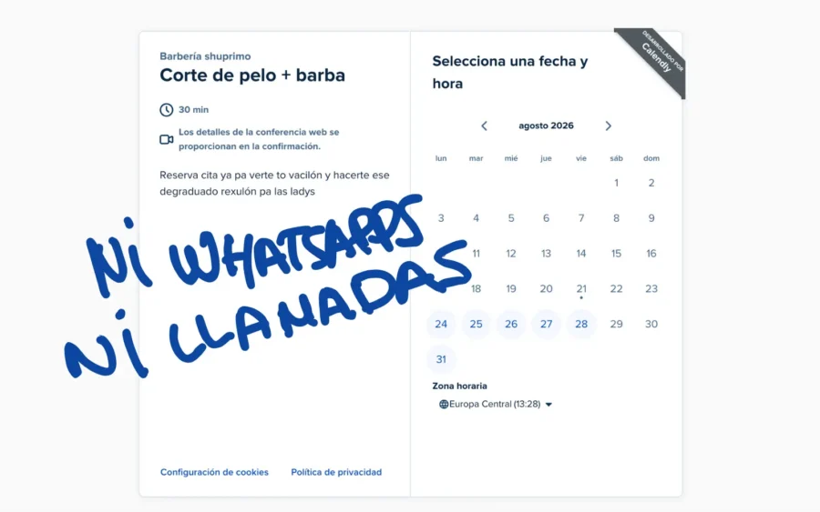 Sistema de citas online